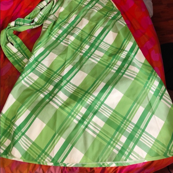 Vtg Century maxi check plaid skirt high waist XS - Picture 1 of 5